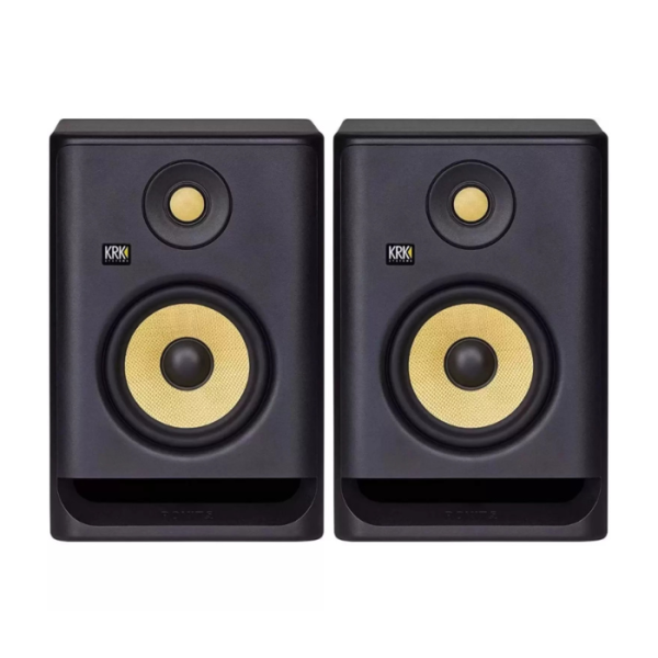 KRK Rokit RP7 G4 Par de Monitor de Estudio Amplificado Bi-Volt Preto
