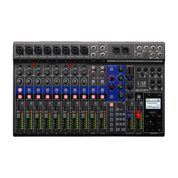 Zoom Livetrak L-12 Mixer / Gravador Digital de 12 canais